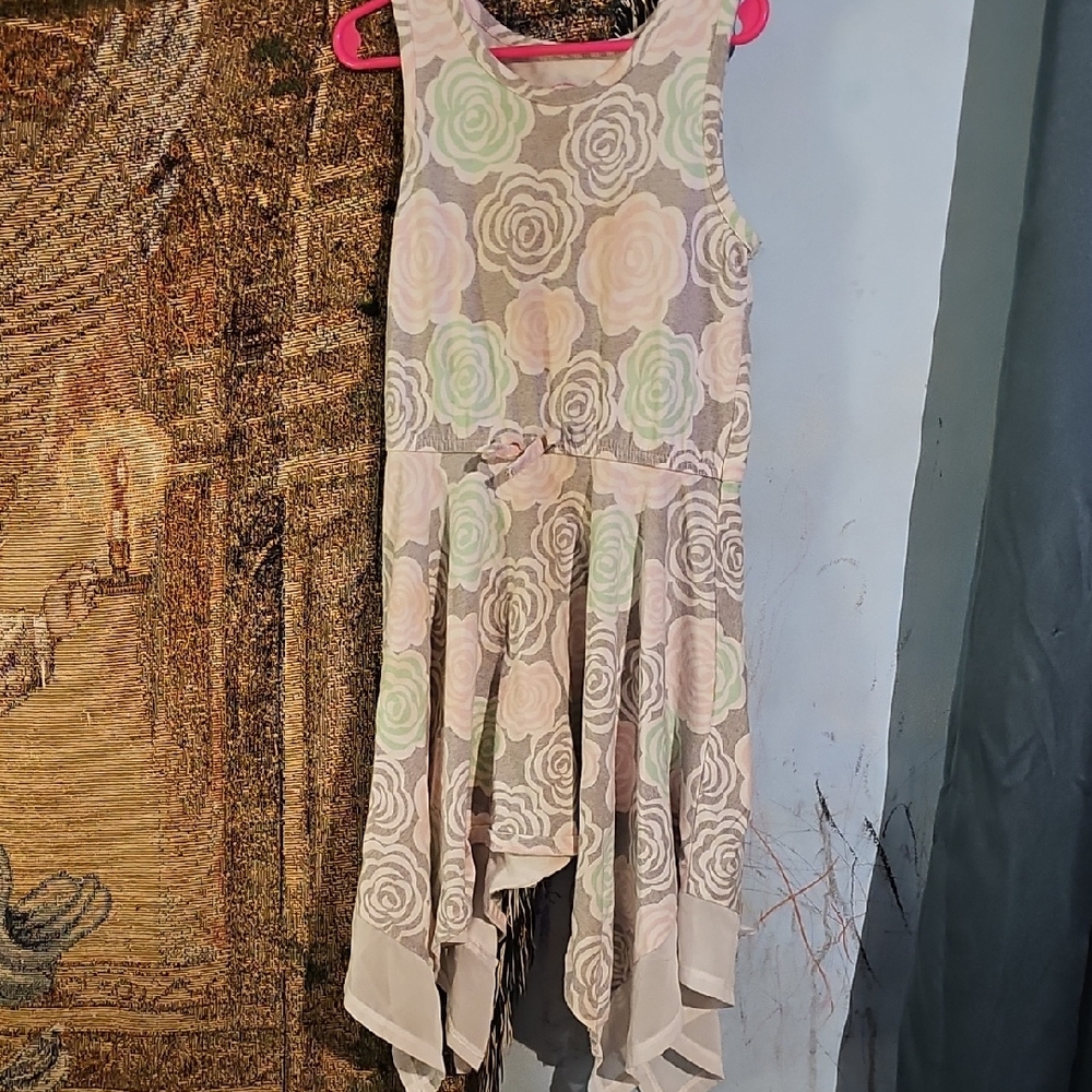 !!.                 Girls S(6-6X) Floral  Dress